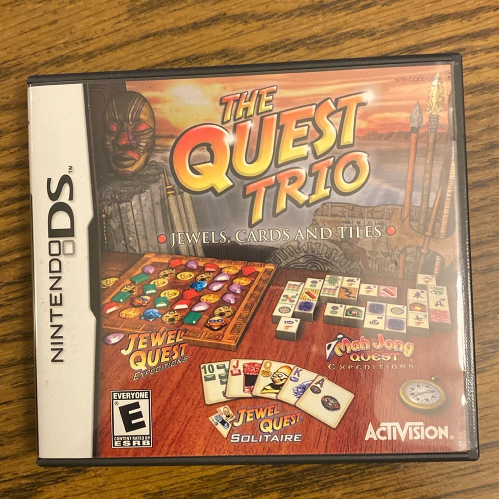 The Quest Trio: Jewels, Cards, & Tiles Nintendo DS game